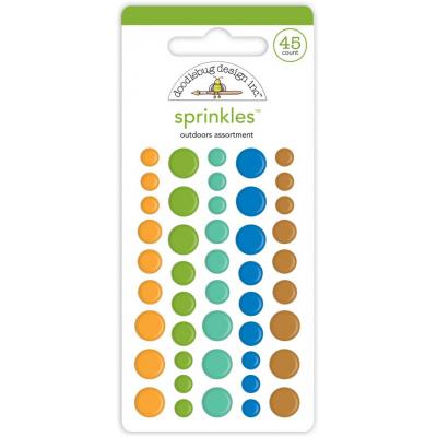 Doodlebug Great Outdoors Sticker - Outdoors Assortment Sprinkles
